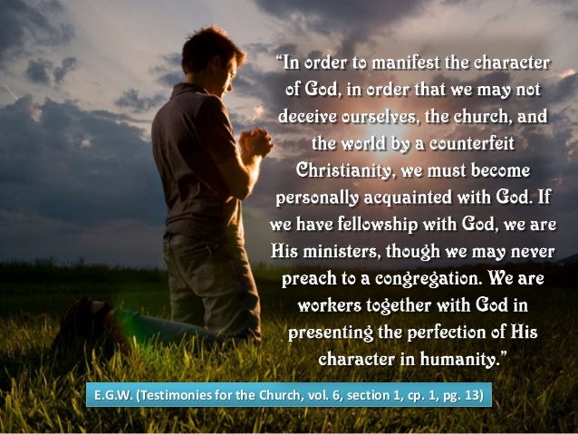 Sabbath school lesson 11, 1st quarter of 2016