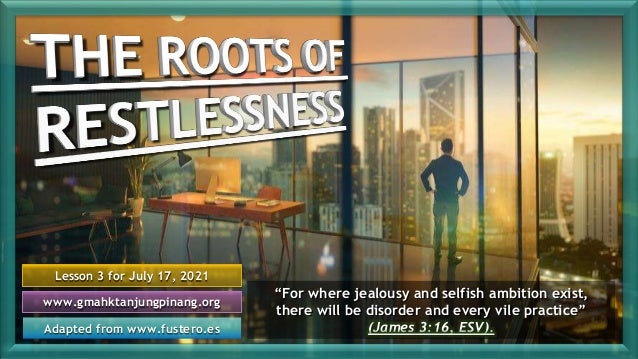 Sabbath School Lesson 3 3rd Quarter 21 Sabbath School Lesson 3 3rd Quarter 21