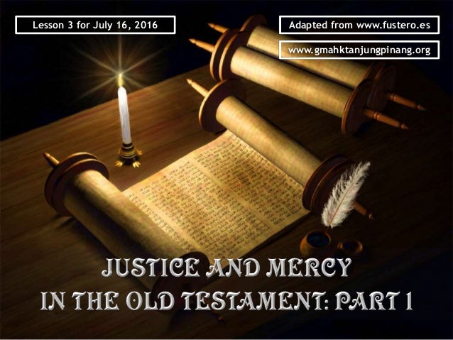 Sabbath school lesson 3, 3rd quarter of 2016