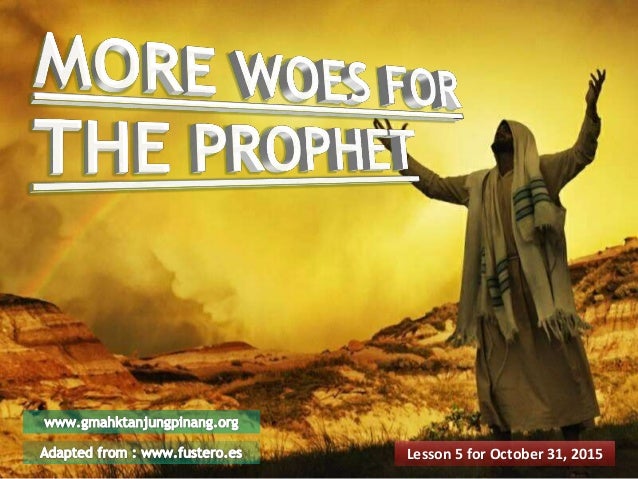 Sabbath school lesson 5, 4th quarter of 2015