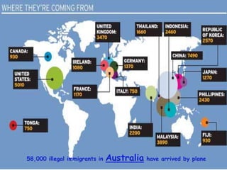 58,000 illegal immigrants in Australia have arrived by plane
 