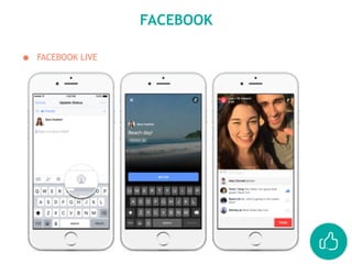 ● FACEBOOK LIVE
FACEBOOK
 