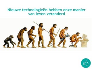 Nieuwe technologieën hebben onze manier
van leven veranderd
• 1,55 miljard gebruikers
• 5,9 miljoen gebruikers in België
• 4,5 miljoen Belgen elke dag
• 3,5 miljoen Belgen elke dag
• 45+ snelst groeiende doelgroep
 