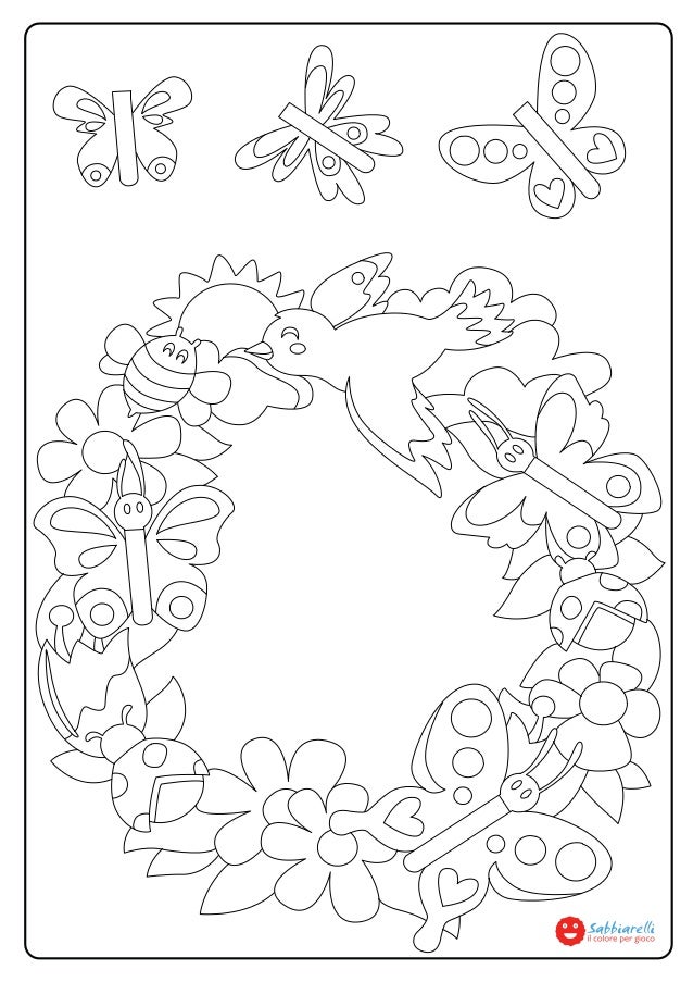 Disegni Da Colorare Ghirlande Di Natale