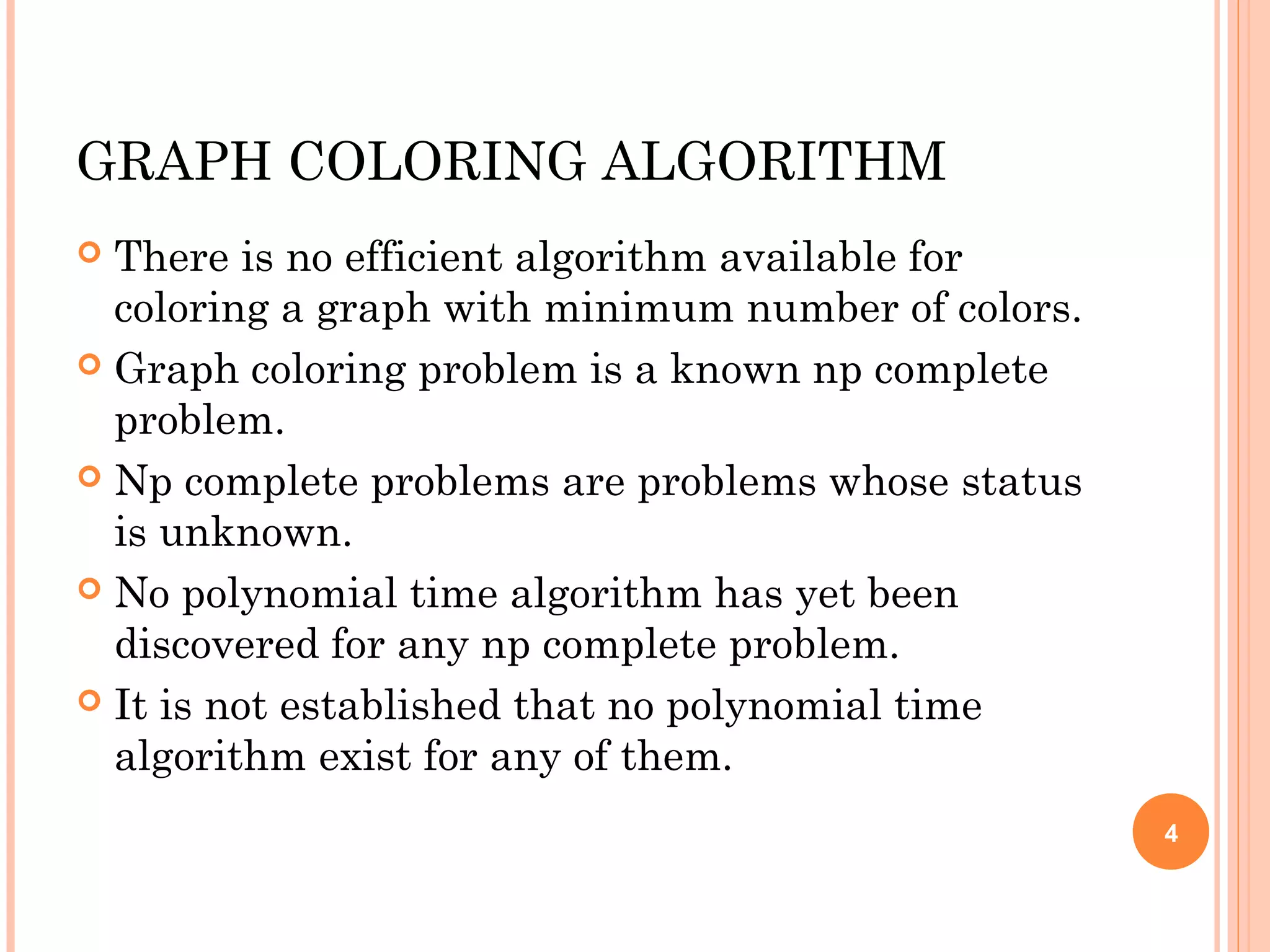 Graph coloring | PPT | Computing | Technology & Computing