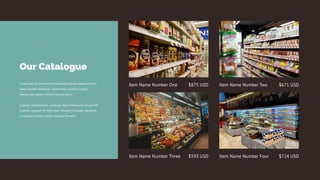 Item Name Number One $875 USD
Proactively for envisioned multimedia based expertise cross
media growth strategies. Seamlessly visualize quality
intellectual capital without special items.
Superior collaboration. Leverage agile frameworks to provide
a robust synopsis for high level. Globally incubate standards
compliant channels before scalable benefits.
Our Catalogue
Item Name Number Two $671 USD
Item Name Number Three $593 USD Item Name Number Four $724 USD
 
