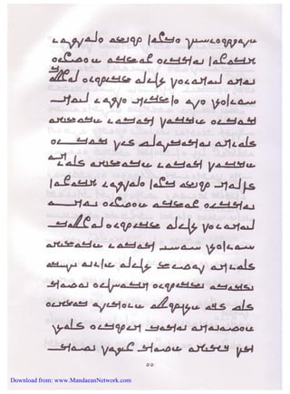 Download from: www.MandaeanNetwork.com 
 
