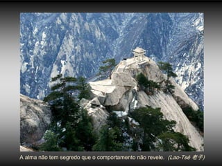 A alma não tem segredo que o comportamento não revele. (Lao-Tsé 老子)
 