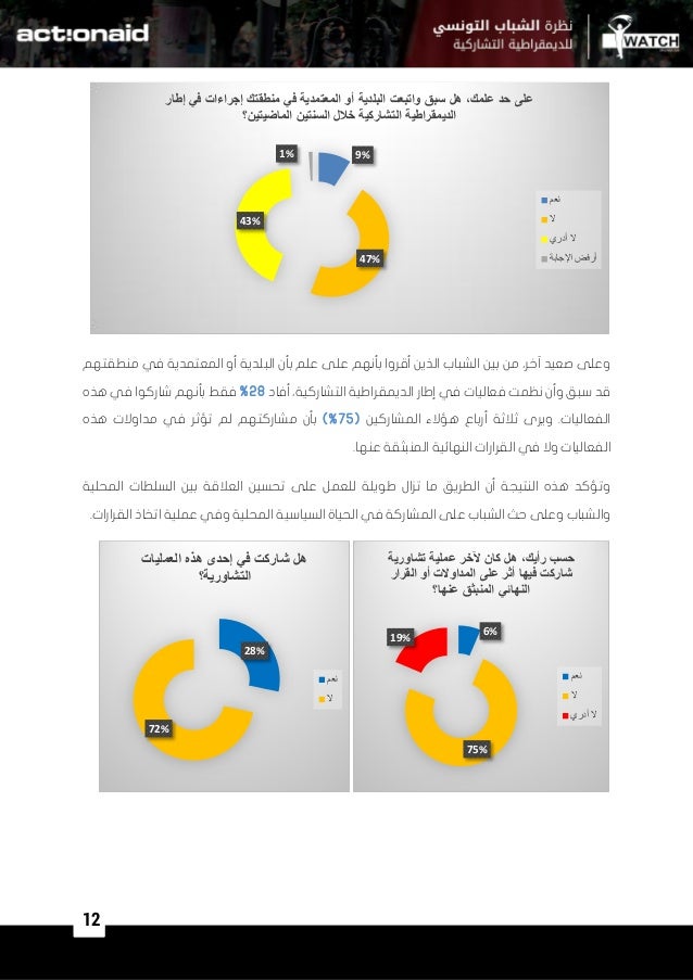 نظرة الشباب الديمقراطية التشاركية