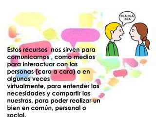 Saber comunicarse | PPTX