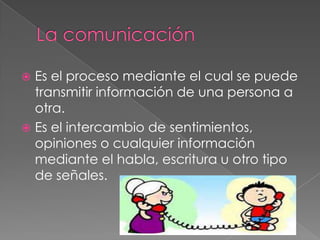 Saber comunicarse | PPTX