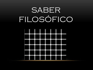 Saber Filosófico