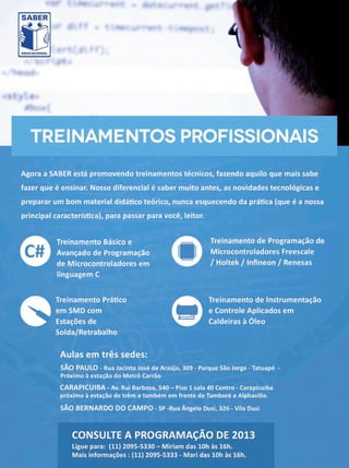 Saber eletrônica 465