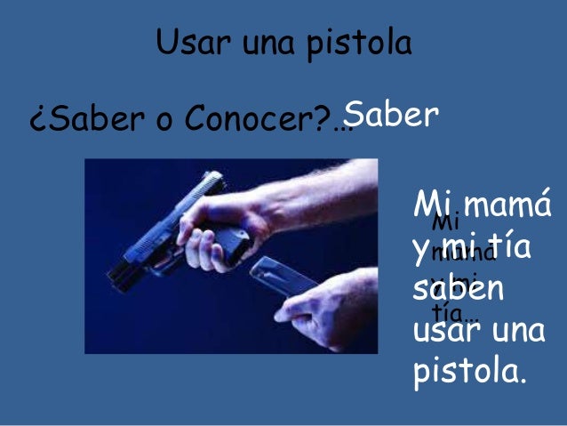 Saber o conocer
