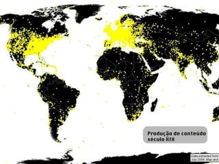 Produção de conteúdo  século XIX 