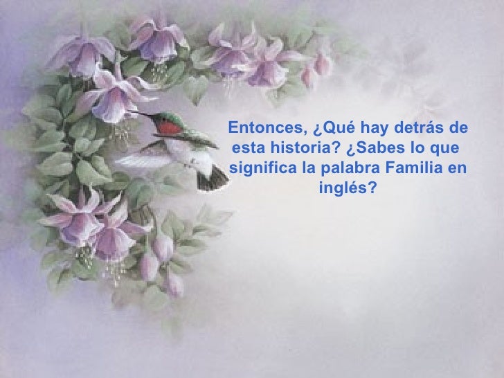 Sabes lo que significa...