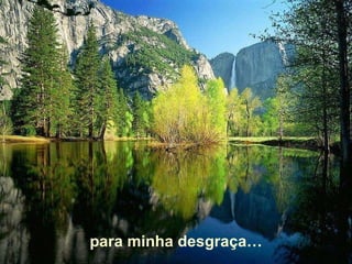 para minha desgraça… 