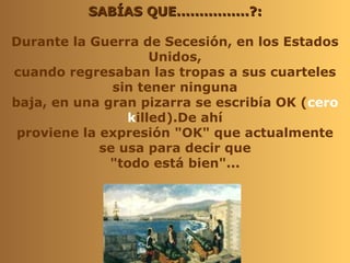 SABIAS QUE.......