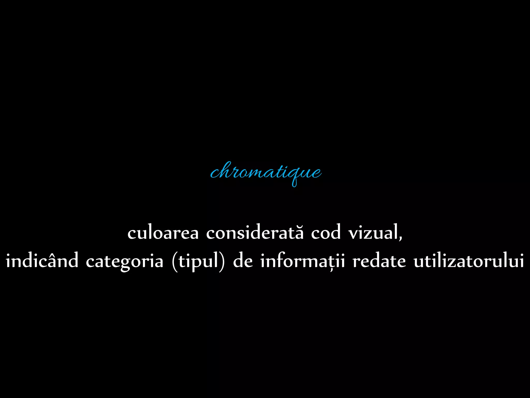 Dr.Sabin-CorneliuBuraga–www.purl.org/net/busaco
visual flow
poate fi realizat și prin intermediul contrastului,
recurgând la diverse variabile vizuale
asigurarea focalizării atenției
 