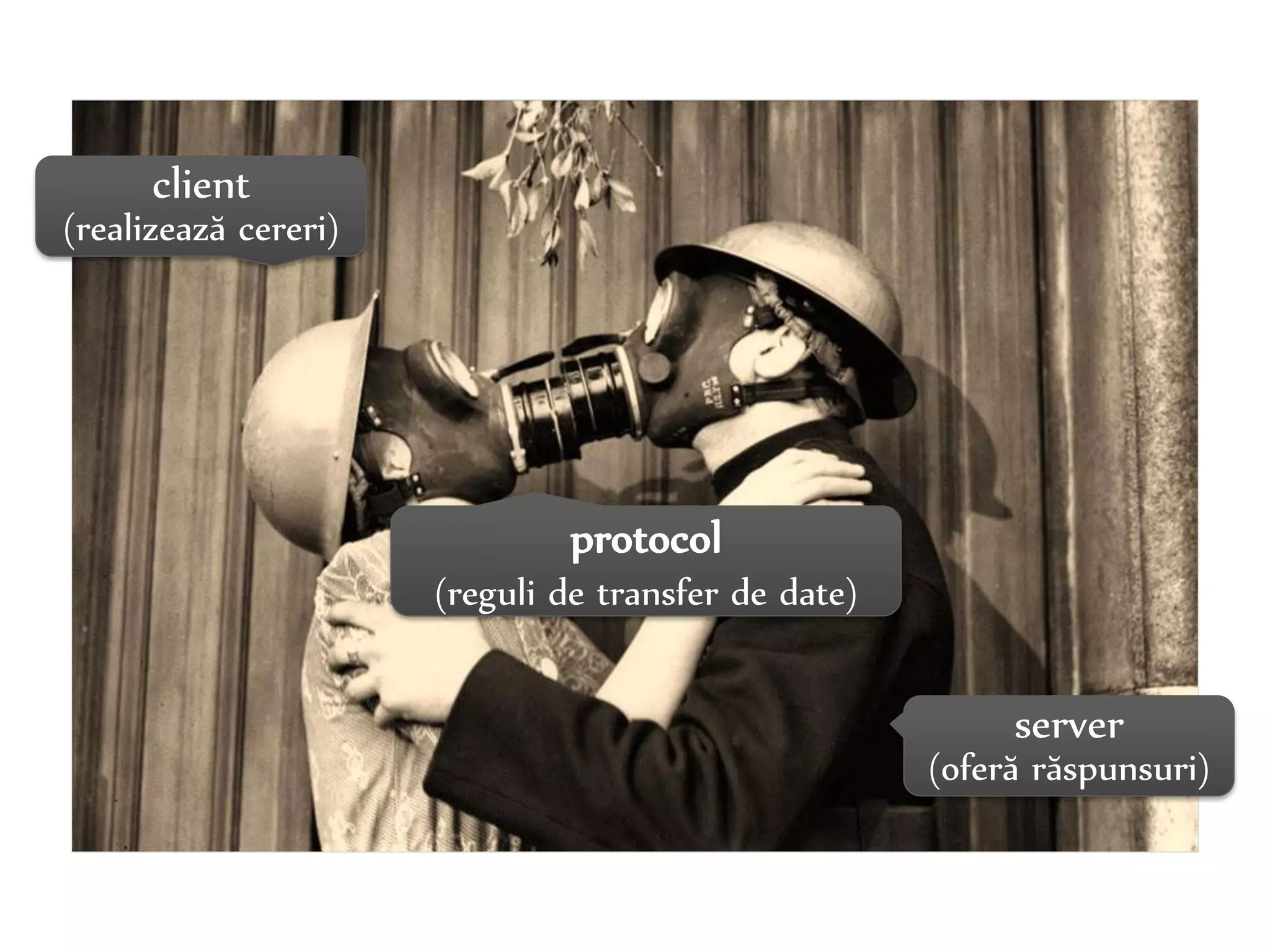Dr. Sabin-Corneliu Buraga – www.purl.org/net/busaco 
client 
(realizează cereri) 
protocol 
(reguli de transfer de date) 
server 
(oferă răspunsuri) 
 