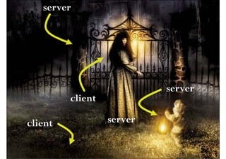 server
                               client




                           server
         client

client            server
 