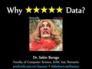 Dr.Sabin-CorneliuBuraga–http://profs.info.uaic.ro/~busaco/
Dr. Sabin Buraga
Faculty of Computer Science, UAIC Iasi, Romania
profs.info.uaic.ro/~busaco/  slideshare.net/busaco
 