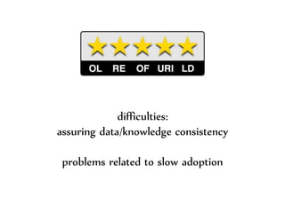 Dr.Sabin-CorneliuBuraga–http://profs.info.uaic.ro/~busaco/
difficulties:
assuring data/knowledge consistency
problems related to slow adoption
 