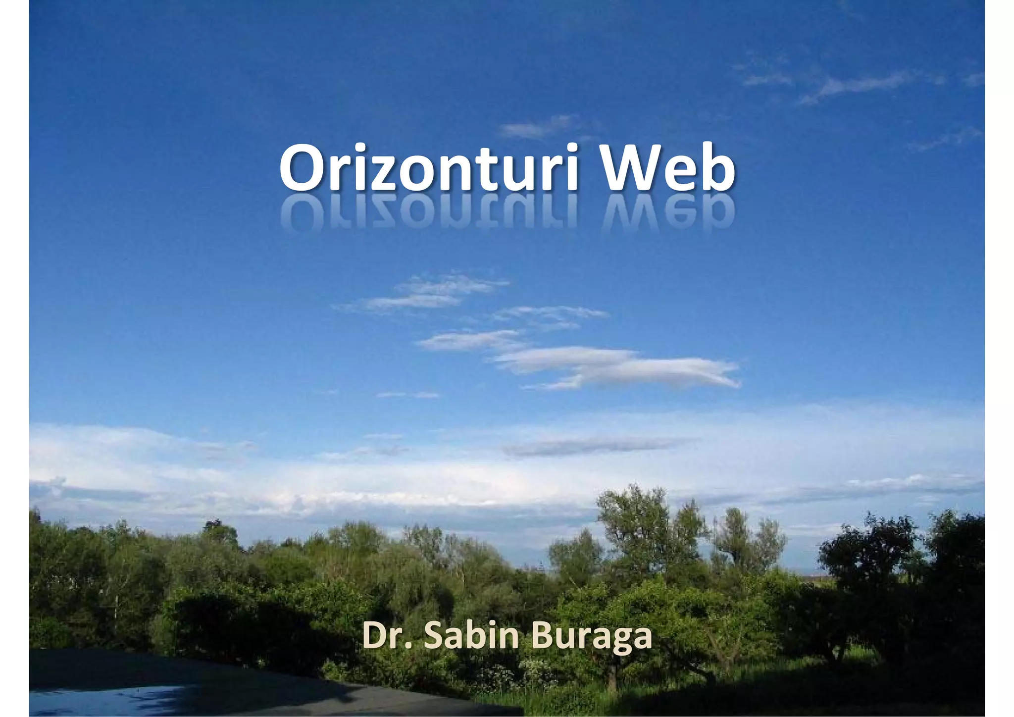 Orizonturi Web (Web Horizons)