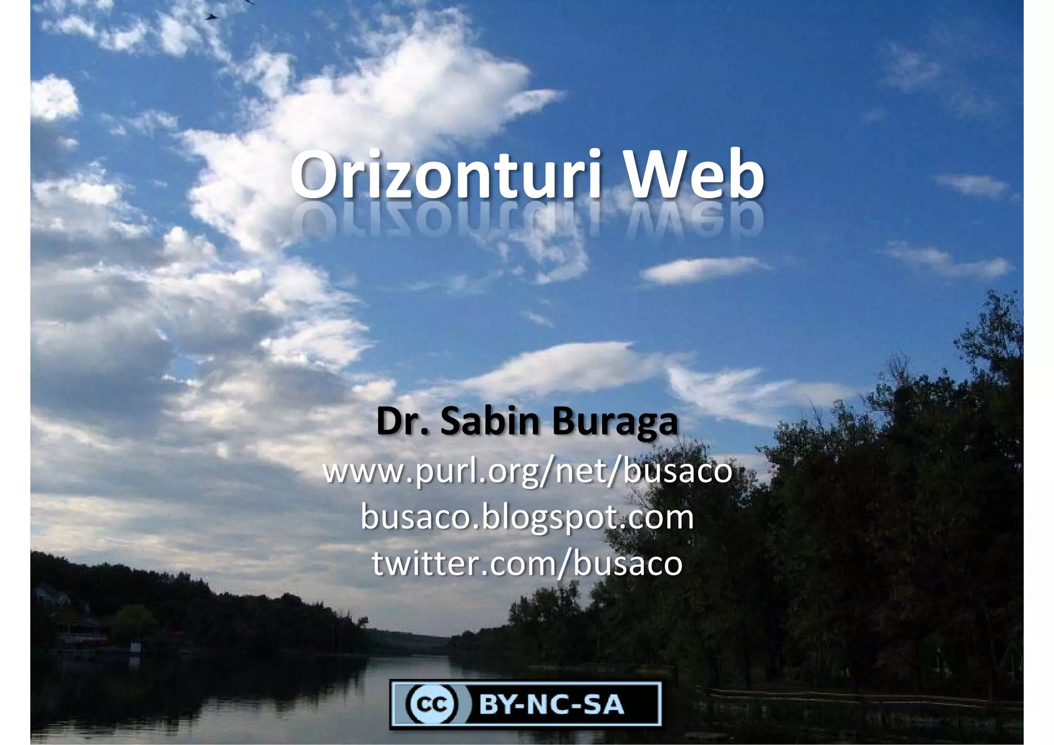Orizonturi Web (Web Horizons)
