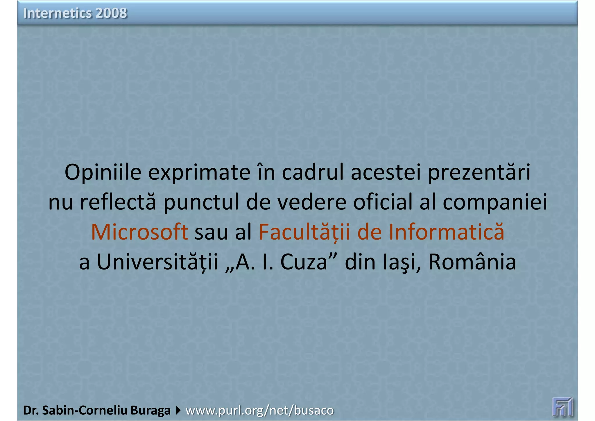 Orizonturi Web (Web Horizons)