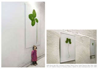 3000 Quadri fogli, SDC, Francesca di Nardo, Marcia Caines, Studio Massimo Alba, Milan, 2009
18 x 24, Federica Rosso et Francesca Solero, Galerie 41 arte contemporanea, Turin, 2004
 