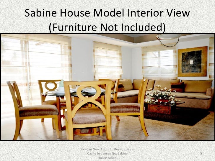 Sabine house and lot model
