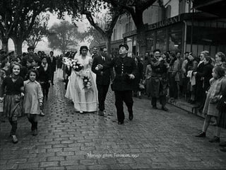 Mariage gitan, Tarascon, 1952
 