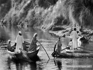 La traversée du Nil, Egypte, 1983
 