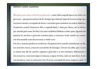 Sábios como camelos