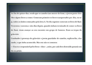 Sábios como camelos