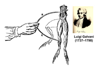 Luigi Galvani
 (1737–1798)
 