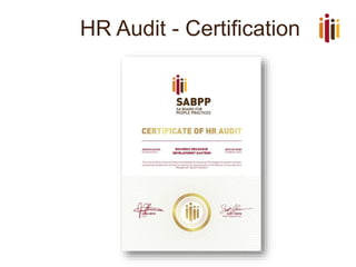 HR Audit - Certification
 