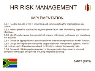 SABPP - HR Standards - HR Africa 2013 | PDF