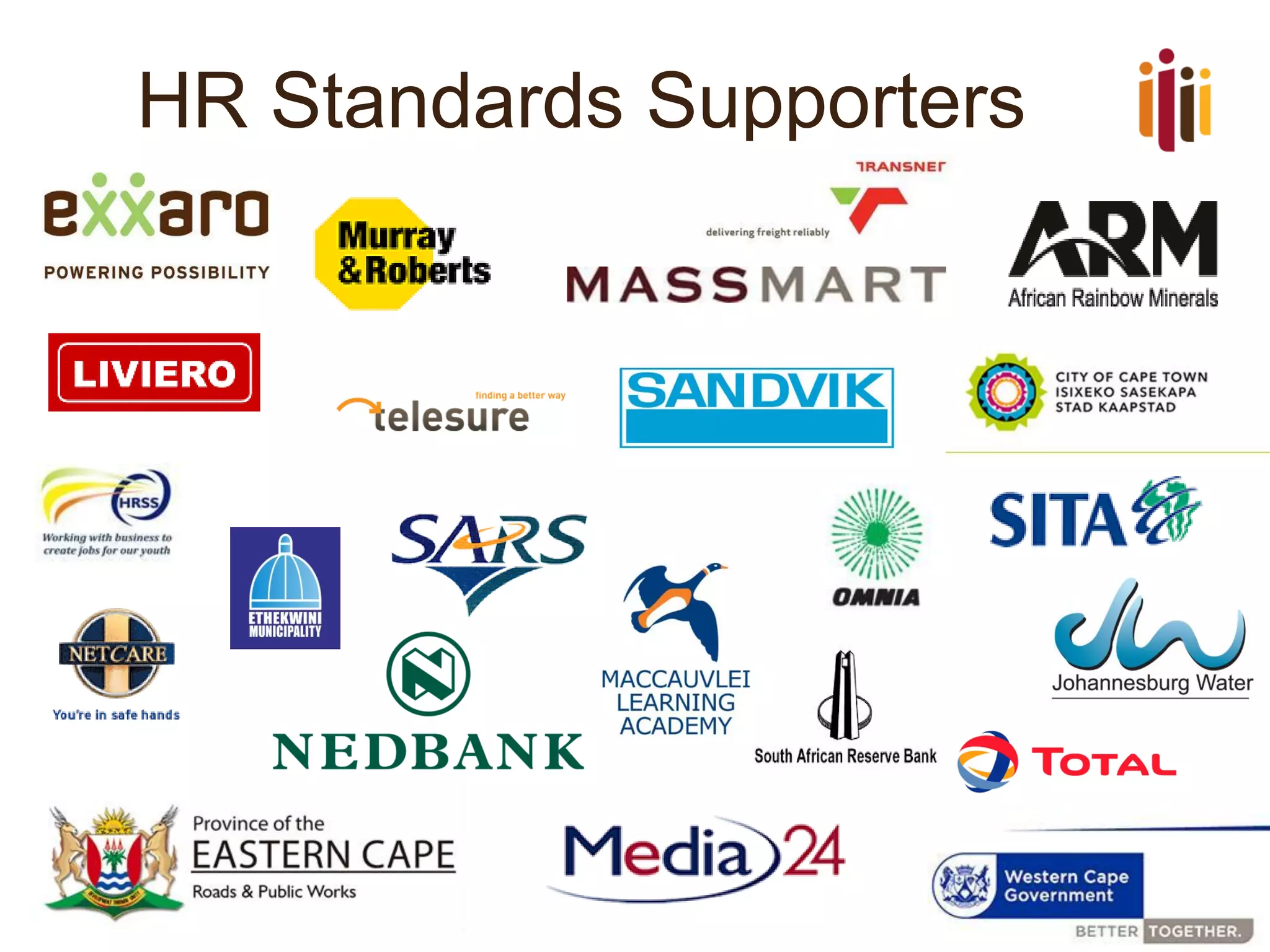 HR Standards Supporters 
 