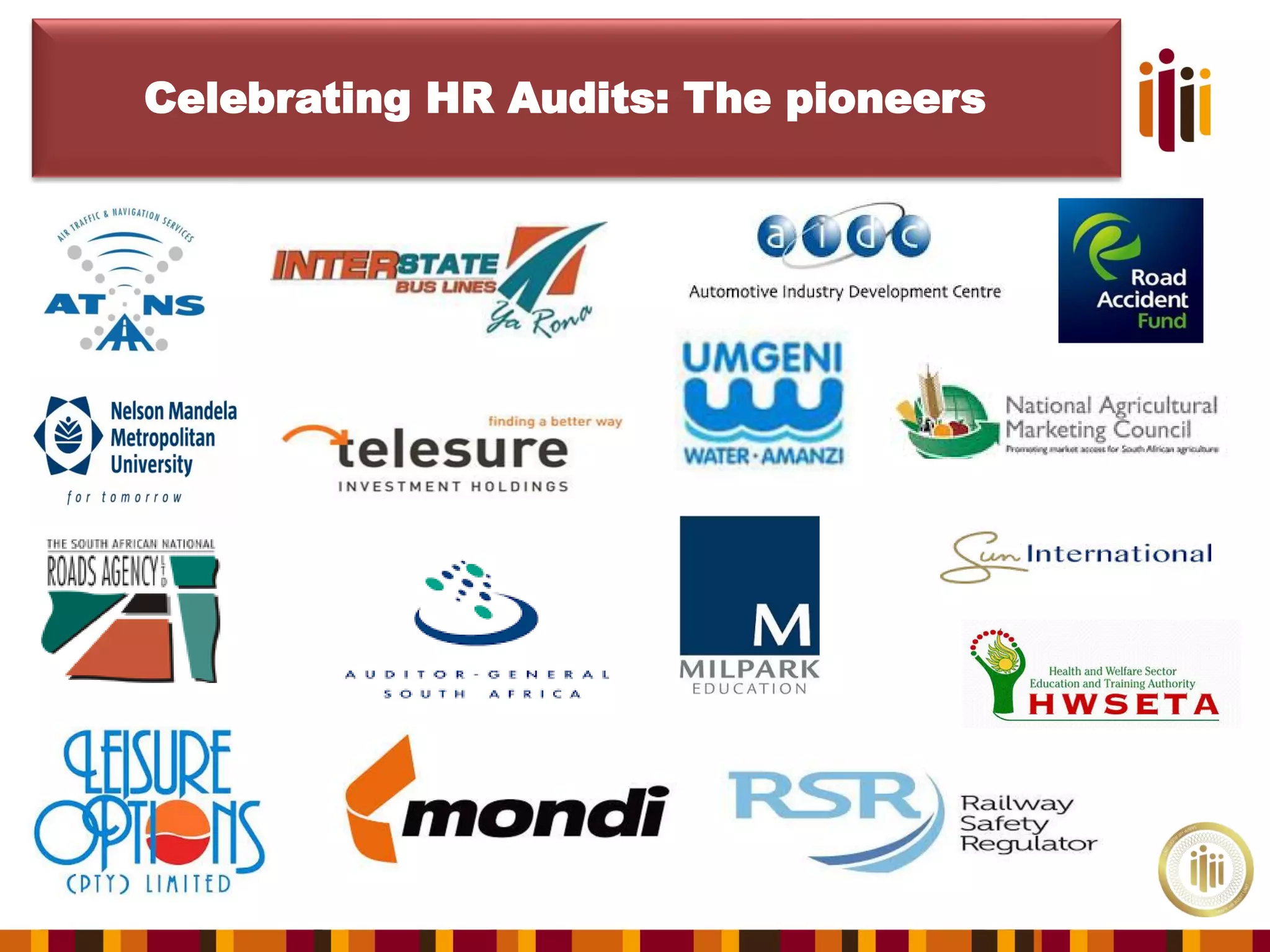 Celebrating HR Audits: The pioneers
 