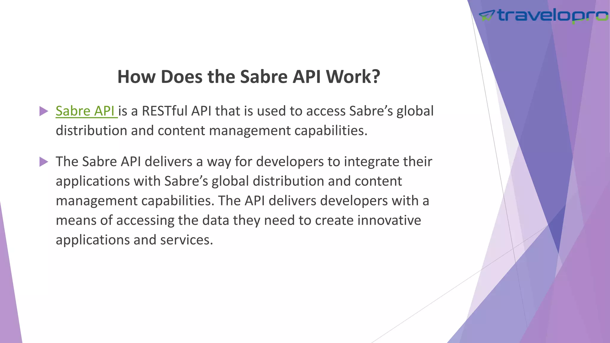 Api Sabra Sabre API Integration.pptx
