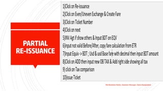 Session on GDS-Sabre Reservation System: Reservation & Ticketing Basic ...