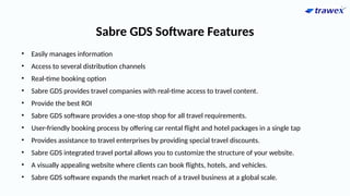 Sabre Global Distribution System | Sabre Booking Engine | PPTX