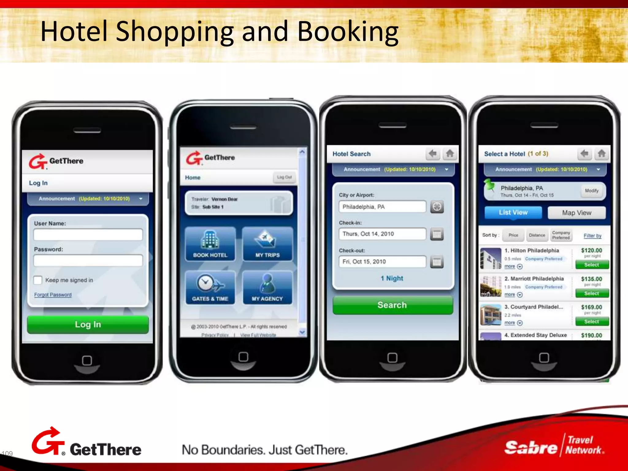 Hotel Shopping and Booking




109
 