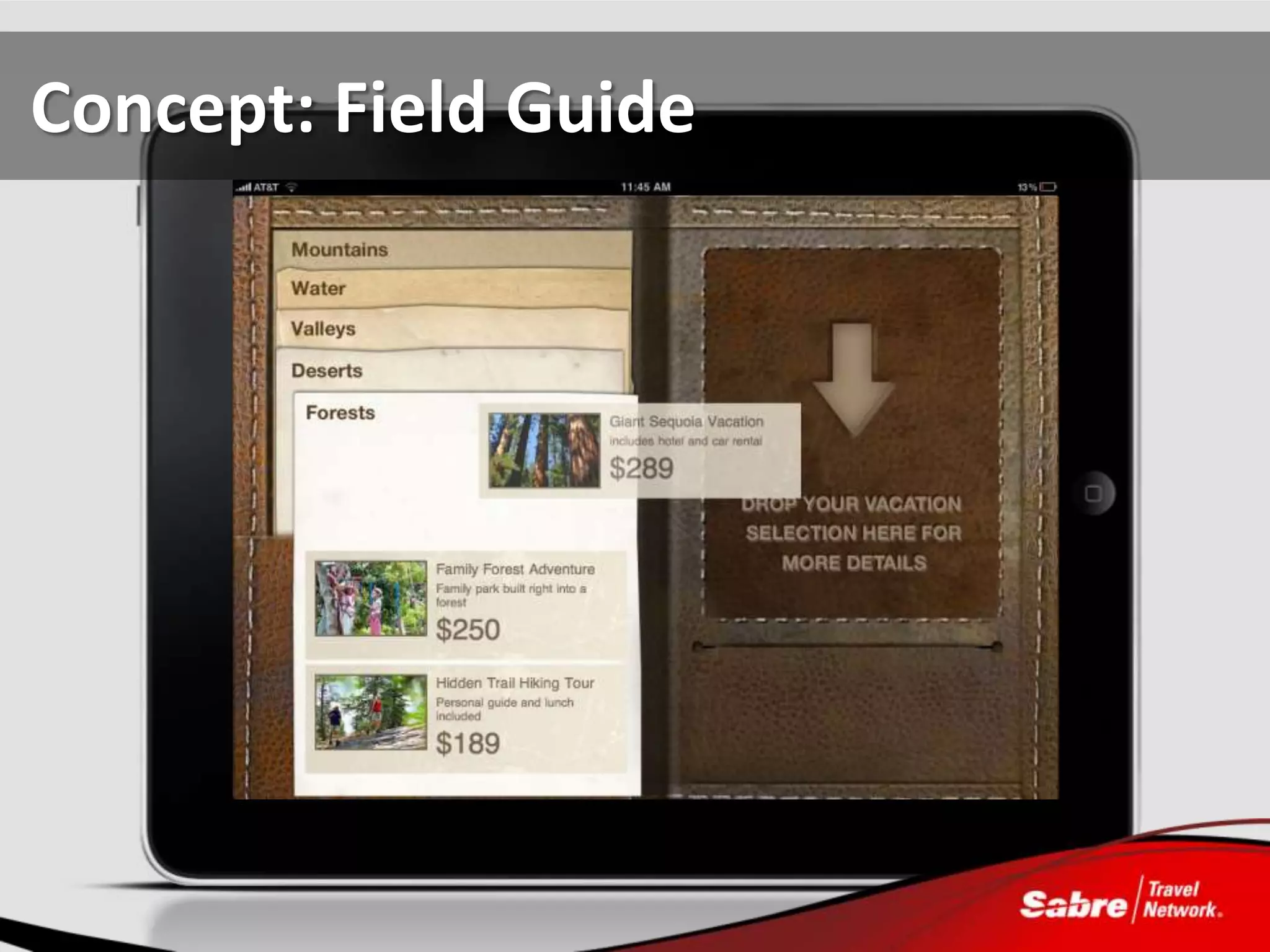 Concept: Field Guide
 