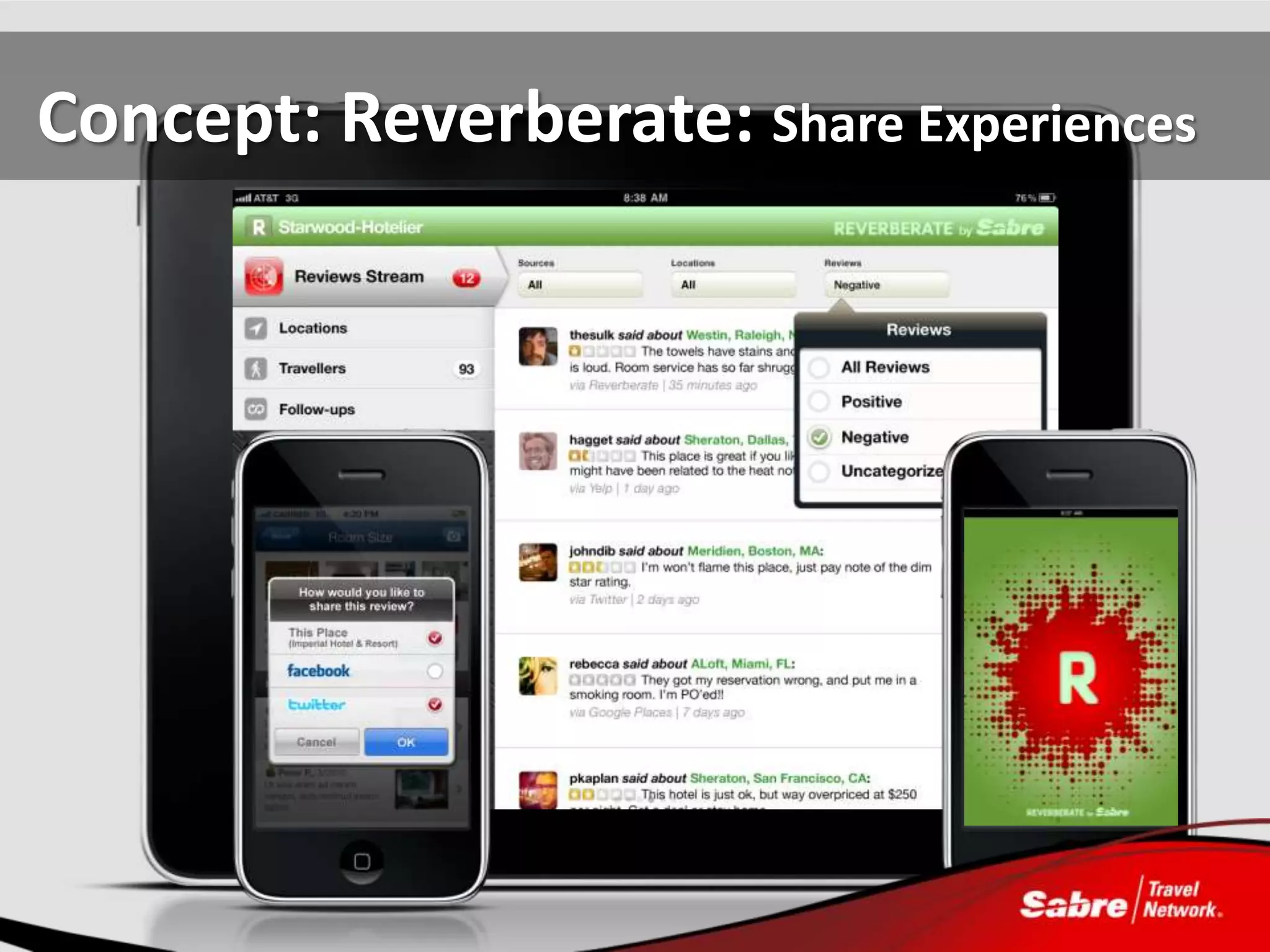 Concept: Reverberate: Share Experiences
 