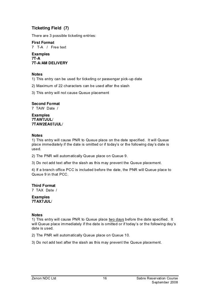 sabre reservation manual sabre gds format guide