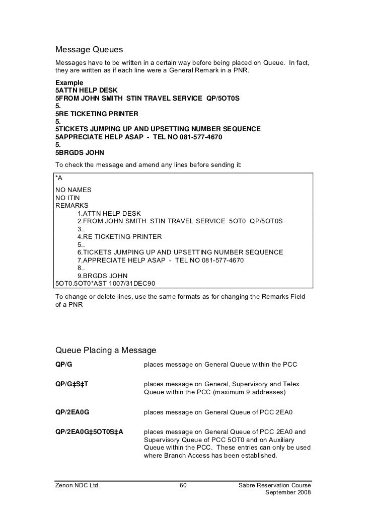 sabre reservation manual sabre format guide
