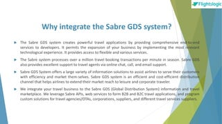 Sabre Computer System Sabre Reservation System | PPTX